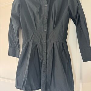 Abercrombie & Fitch Black Long Sleeve Dress